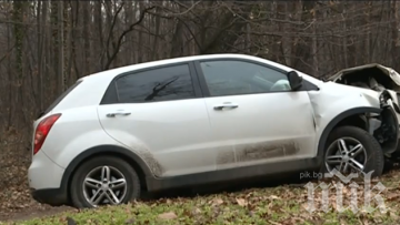 Шофьор излетя от пътя и се приземи в Борисовата градина в София