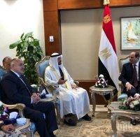 ПЪРВО В ПИК: Борисов на четири очи с президента на Египет - ето какво обсъдиха 