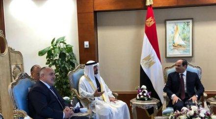 първо пик борисов четири очи президента египет обсъдиха