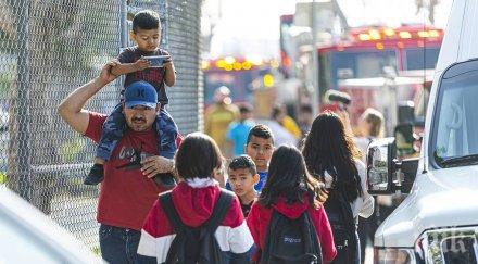 шок самолет изхвърли гориво училище лос анджелис души пострадаха видео