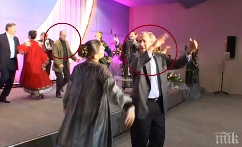 УСМИВКИ ОТ СТАРИТЕ ЛЕНТИ: Вижте как Путин танцува с Джордж Буш-младши (ВИДЕО)