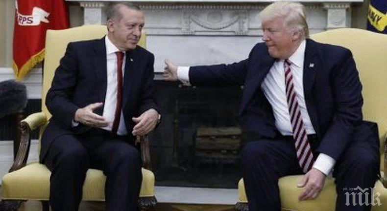 По жицата: Доналд Тръмп и Реджеп Ердоган обсъдиха ситуацията в Сирия, Либия и Иран