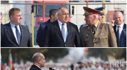 разкритие пик румен радев хвали чужда пита натресе откриването висшето военно училище борисов възстанови