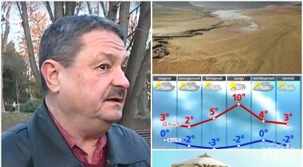 експертна прогноза проф георги рачев разкрива виновен пресъхването язовир студена време очаква февруари март