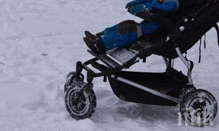 Шофьор помете бебе в Пловдив