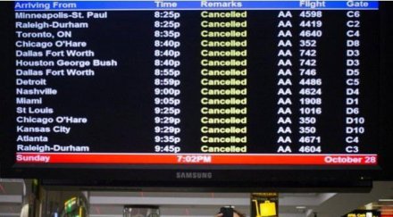 йорк отменени 1000 полета заради нова буря