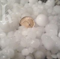 Ураганен вятър, порой и градушка в Русе

