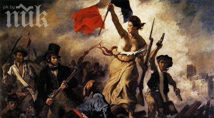 дьолакроа рисува революцията 1789