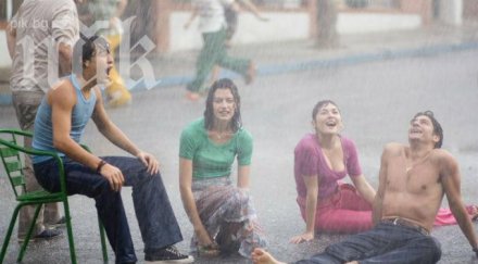 летният дъжд пъди жегите поне ден