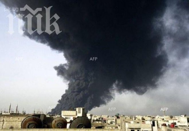 40 души загинаха при взрив на военен склад в Сирия