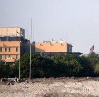 Четири реактивни снаряда се взривиха до американското посолство в Багдад