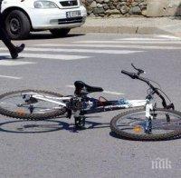 Камион и кола блъснаха последователно велосипедист край Русе