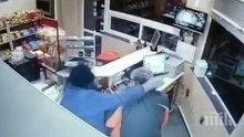 Ето кой е мъжът с противогаза, обрал бензиностанция (ВИДЕО/СНИМКИ)