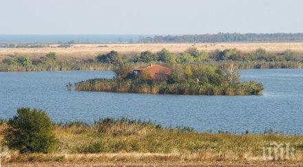 пожар горя територията дуранкулашкото езеро