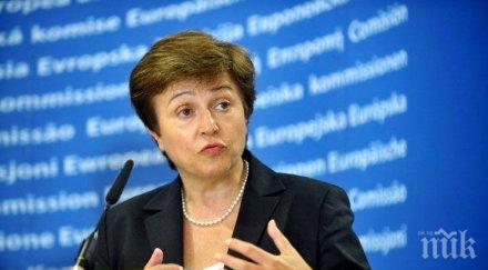 Управителят на БНБ се срещна с Кристалина Георгиева