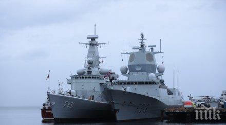 натовски кораби ловци мини акостират варна