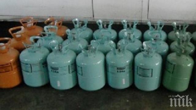 Конфискуваха 12,9 тона контрабанден фреон на Капитан Андреево