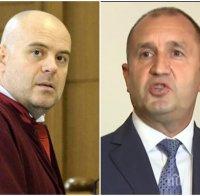 ЧУТОВЕН ГАФ: От президентството признаха за есемеса до Иван Гешев! Администрацията на Румен Радев го излови в лъжа