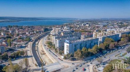 разтоварват трафика варна две детелини