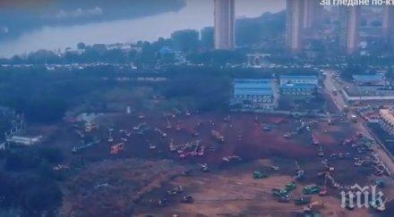 новата болница китай оборудвана часа вече приема пациенти видео