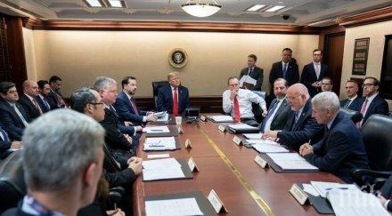 доналд тръмп проведе съвещание ситуацията около коронавируса