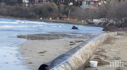 еко драма тръба дълбоководното заустване изплува плаж созопол