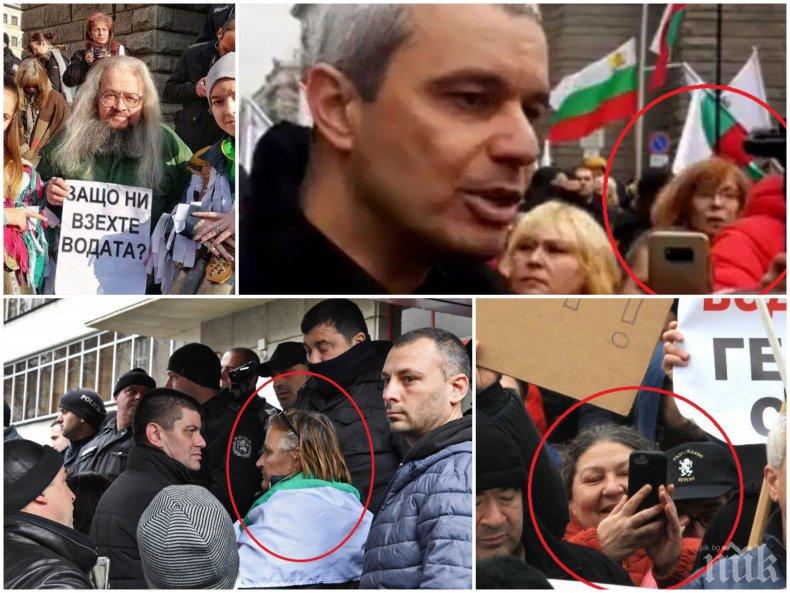САМО В ПИК: Ето ги лицата на погрома - хора около БСП, скандалната съдийка Ченалова и професионалните протестърки срещу Гешев и Борисов (СНИМКИ)