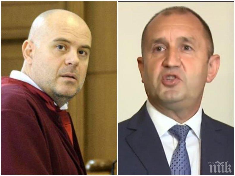 ЧУТОВЕН ГАФ: От президентството признаха за есемеса до Иван Гешев! Администрацията на Румен Радев го излови в лъжа