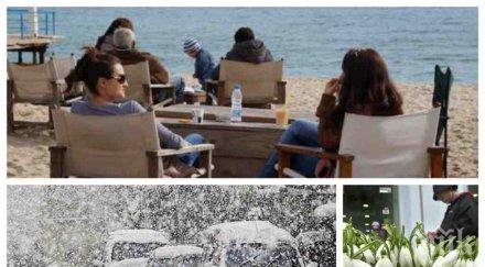 февруари полудя температурите шокираща амплитуда градуса топло карта