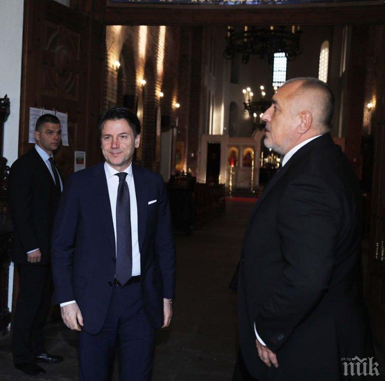 Борисов пред Джузепе Конте: България е на трето място по артефакти в света (СНИМКИ)