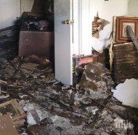 Ето го Делян, който запали жилището на майка си в 