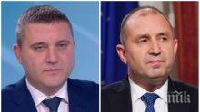 ПИК TV: Владислав Горанов: Изявлението на Румен Радев е емоционална реакция