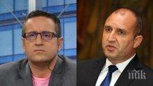 САМО В ПИК! Георги Харизанов: Маските паднаха - Румен Радев прави опит за отчаяна контраатака в момент, когато е загубено цялото доверие към него!