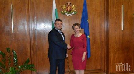 младен маринов срещна новоназначения посланик република турция снимки