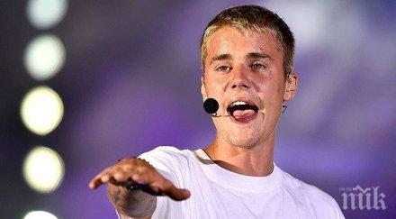 хитрец джъстин бийбър вади луди пари селфита фенове