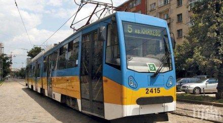 извънредно пешеходец сблъска трамвай люлин