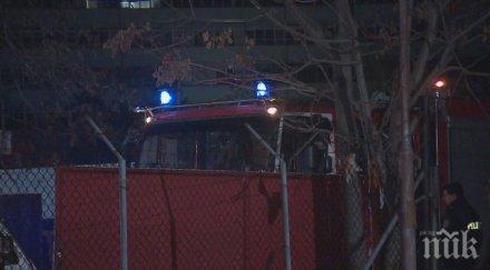 огнен голям пожар горя столичния квартал младост