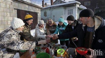 проучване пият водка русия