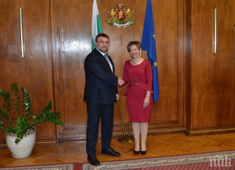 Младен Маринов се срещна с новоназначения посланик на Република Турция (СНИМКИ)
