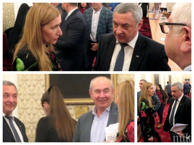 ЗАТОПЛЯНЕ: Как се сдобриха Валери Симеонов и Николина Ангелкова