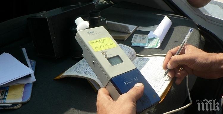 ТИРАДЖИЯ: Заловиха шофьор с близо 4 промила алкохол в кръвта