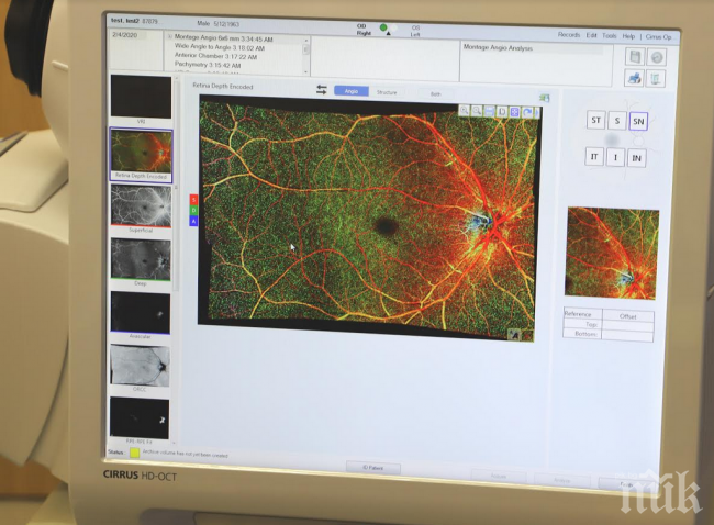 Последно поколение апаратура за очни заболявания във ВМА