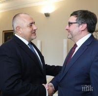 ПЪРВО В ПИК! Борисов се срещна със зам.-помощник държавния секретар на САЩ Матю Палмър