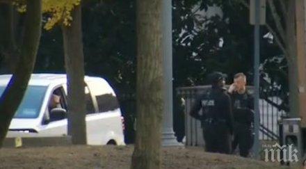 белия дом арестуваха мъж нож тръгнал коли тръмп