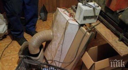 полицията видин удар иззе голямо количество контрабанден тютюн
