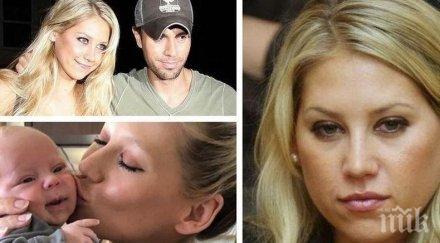 анна курникова енрике иглесиас станаха родители трети път