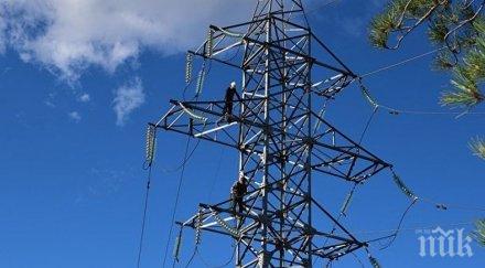 възстановено електрозахранването населените места област разград