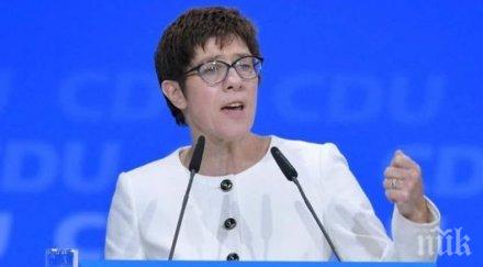 хвърли кърпата меркел остава без наследник анегрет предаде