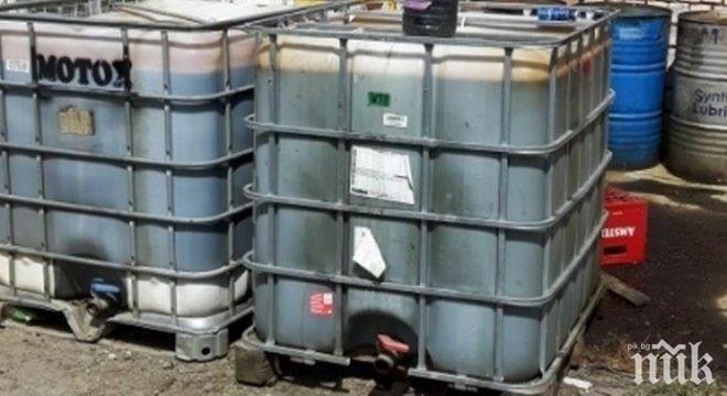 Спипаха нелегално гориво и масло в плевенско село