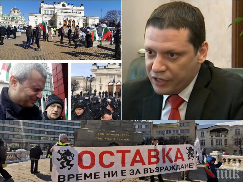 Областният губернатор на София избухна: Жалките и немощни протести срещу правителство на Бойко Борисов са патологична форма на дебилизъм и олигофрения!